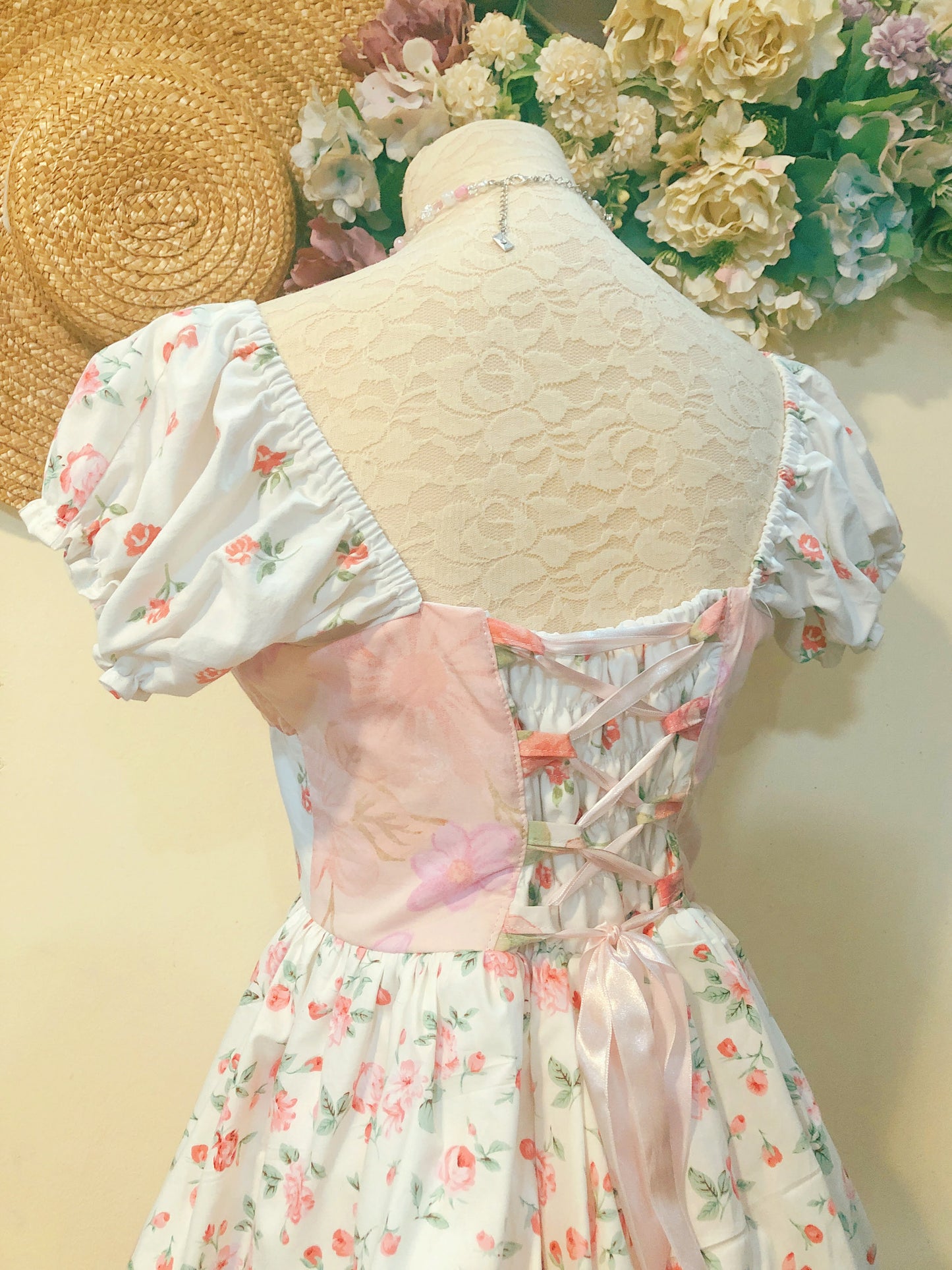 Pretty Maiden Patchwork Handmade Dress