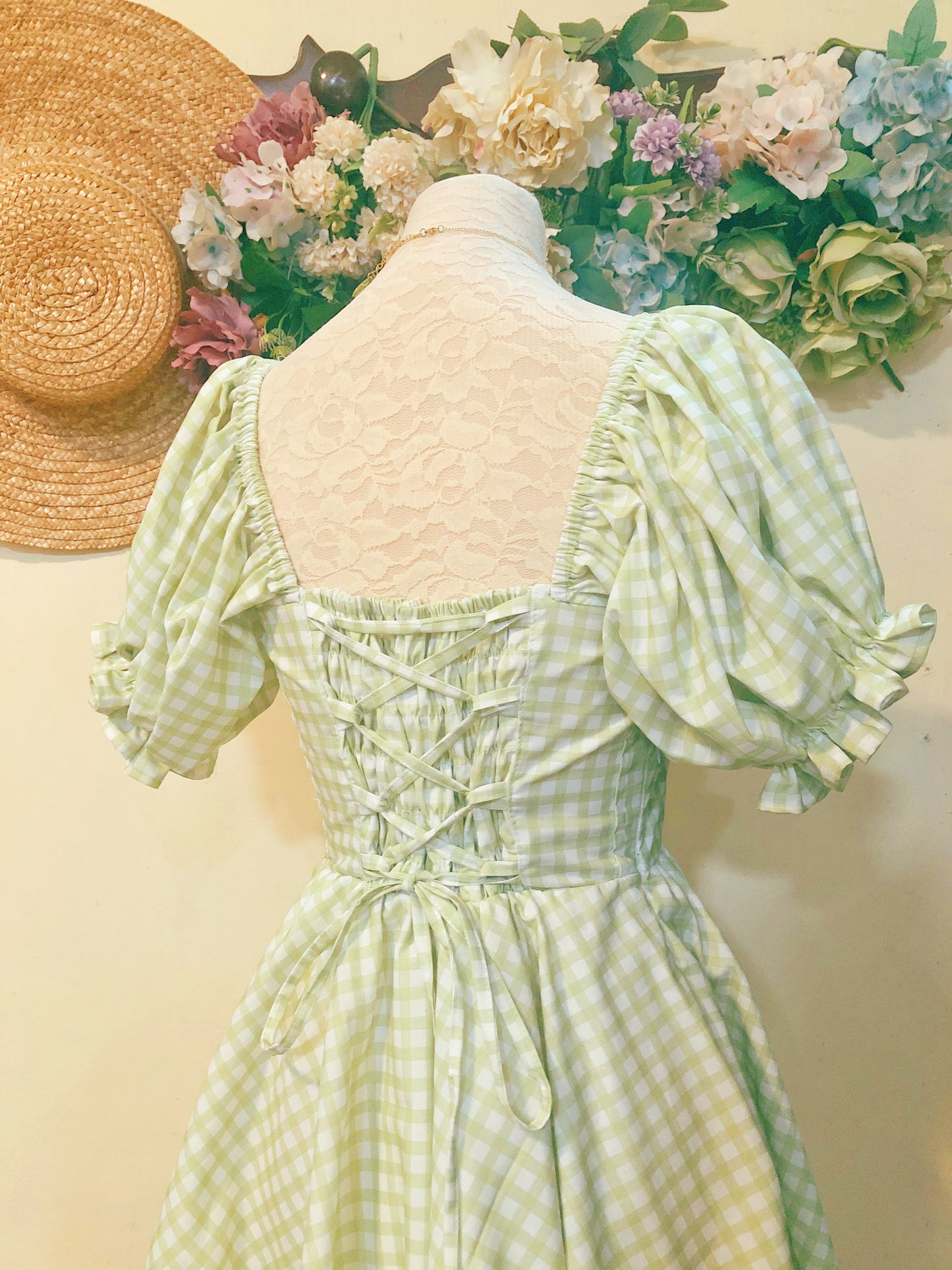 Garden Picnic Handmade Dress