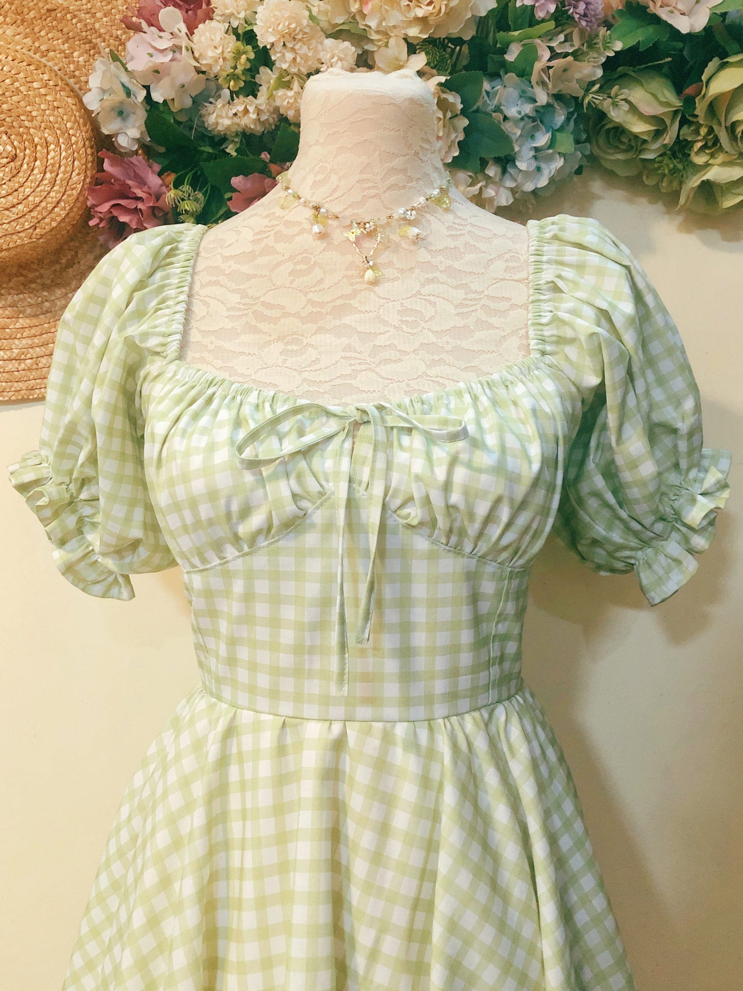 Garden Picnic Handmade Dress