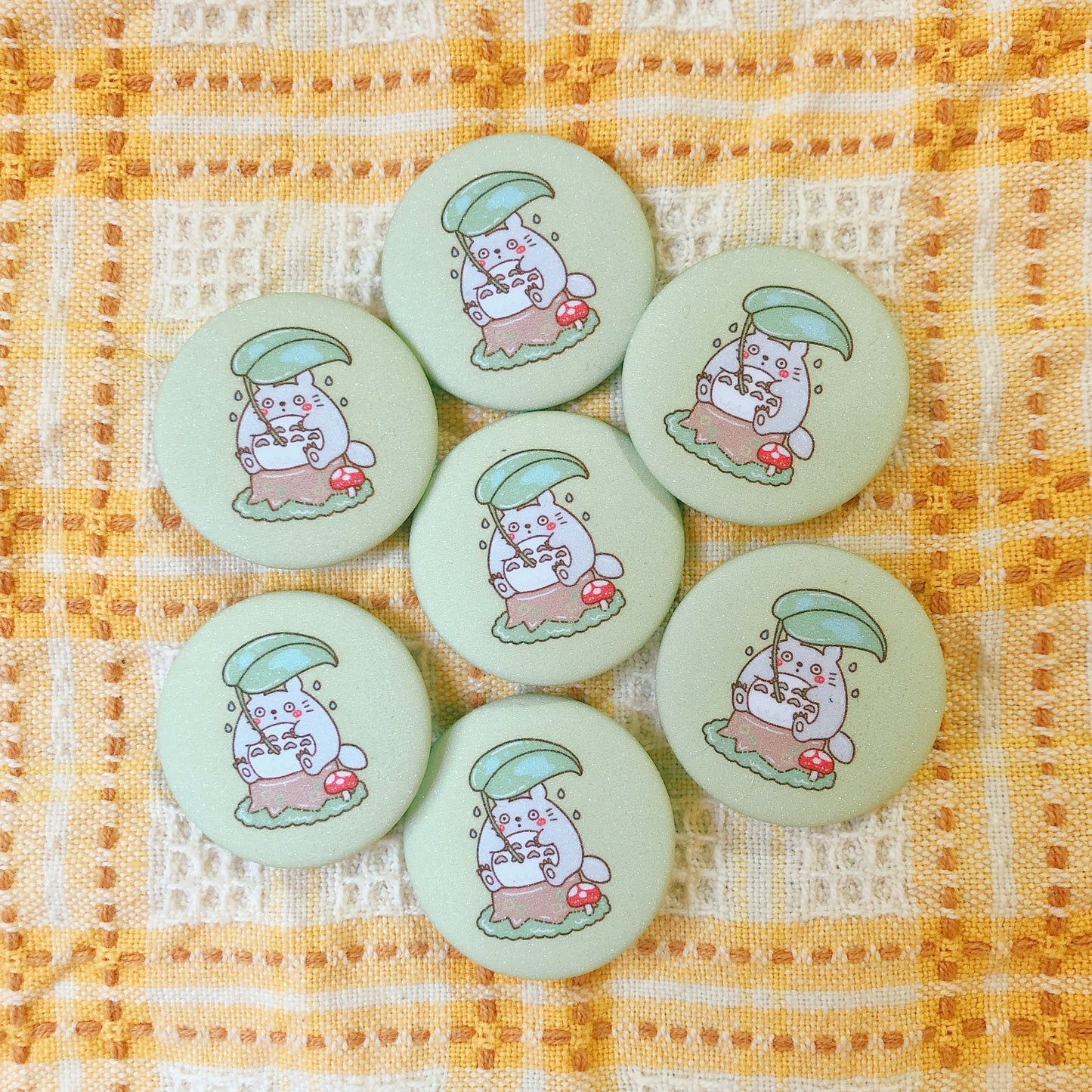 FANART- Totoro- Mini Button Pin