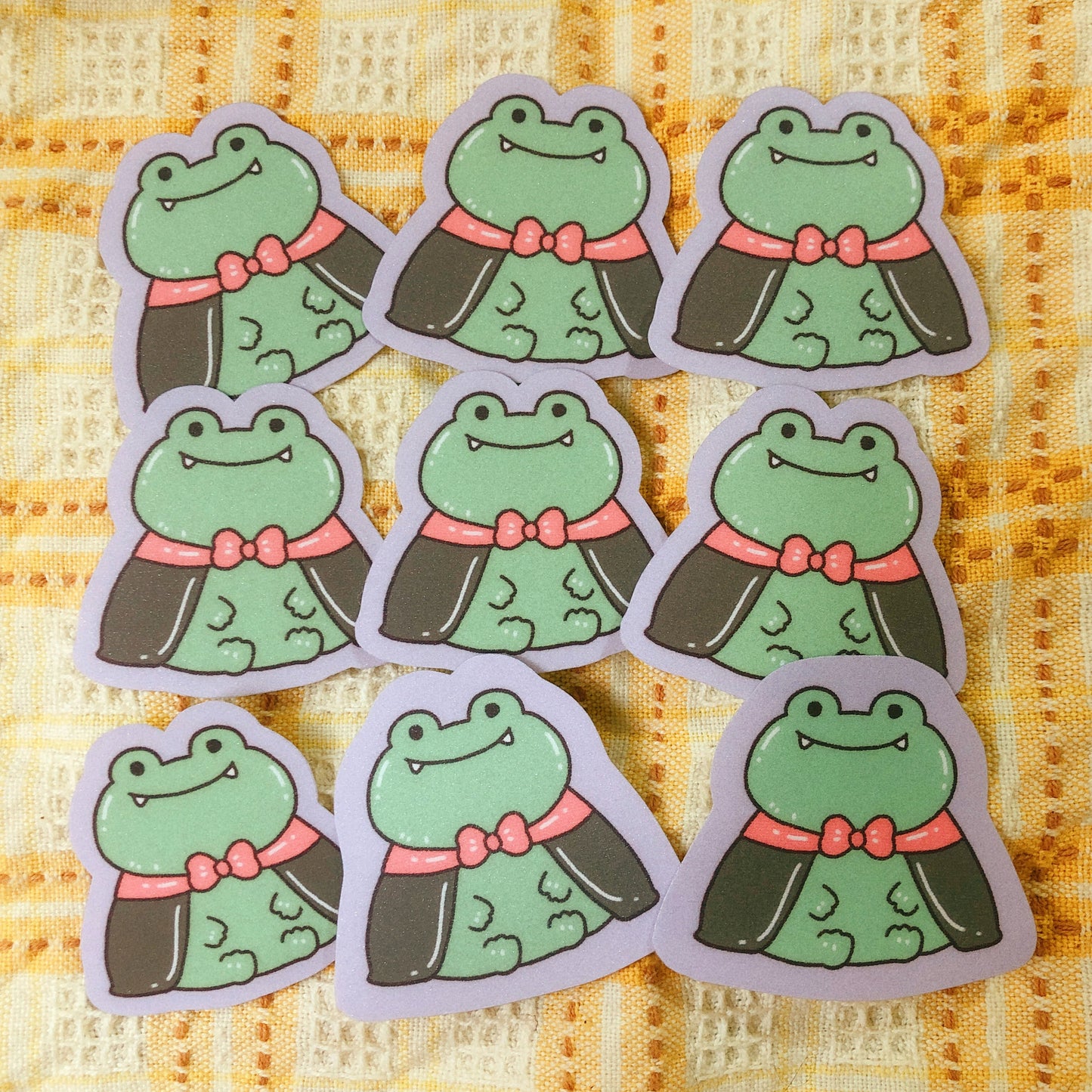 Halloween Costume Vampire Frog - Vinyl Sticker