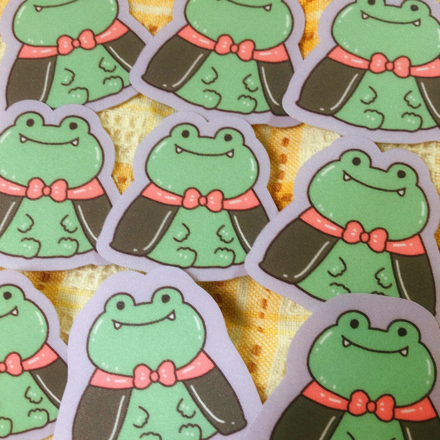 Halloween Costume Vampire Frog - Vinyl Sticker