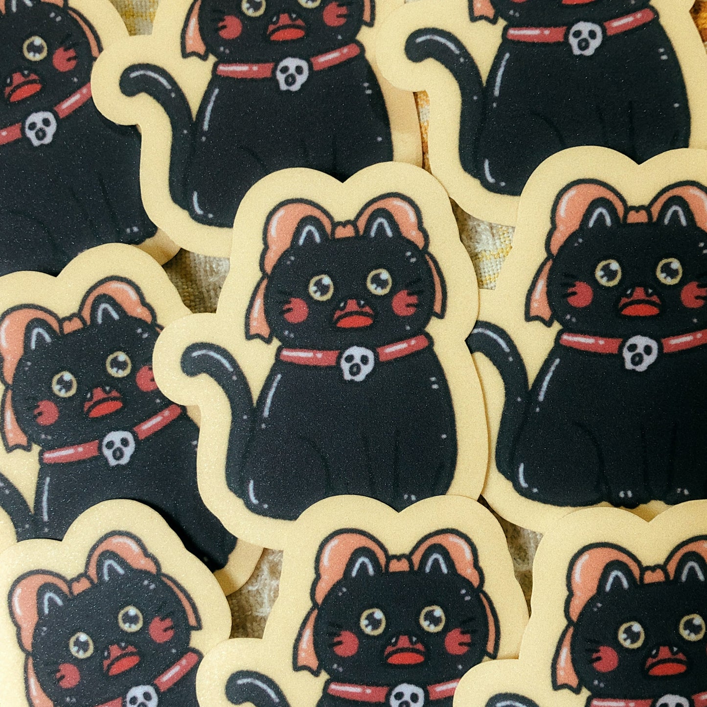 Witch Cute Cat - Vinyl Sticker