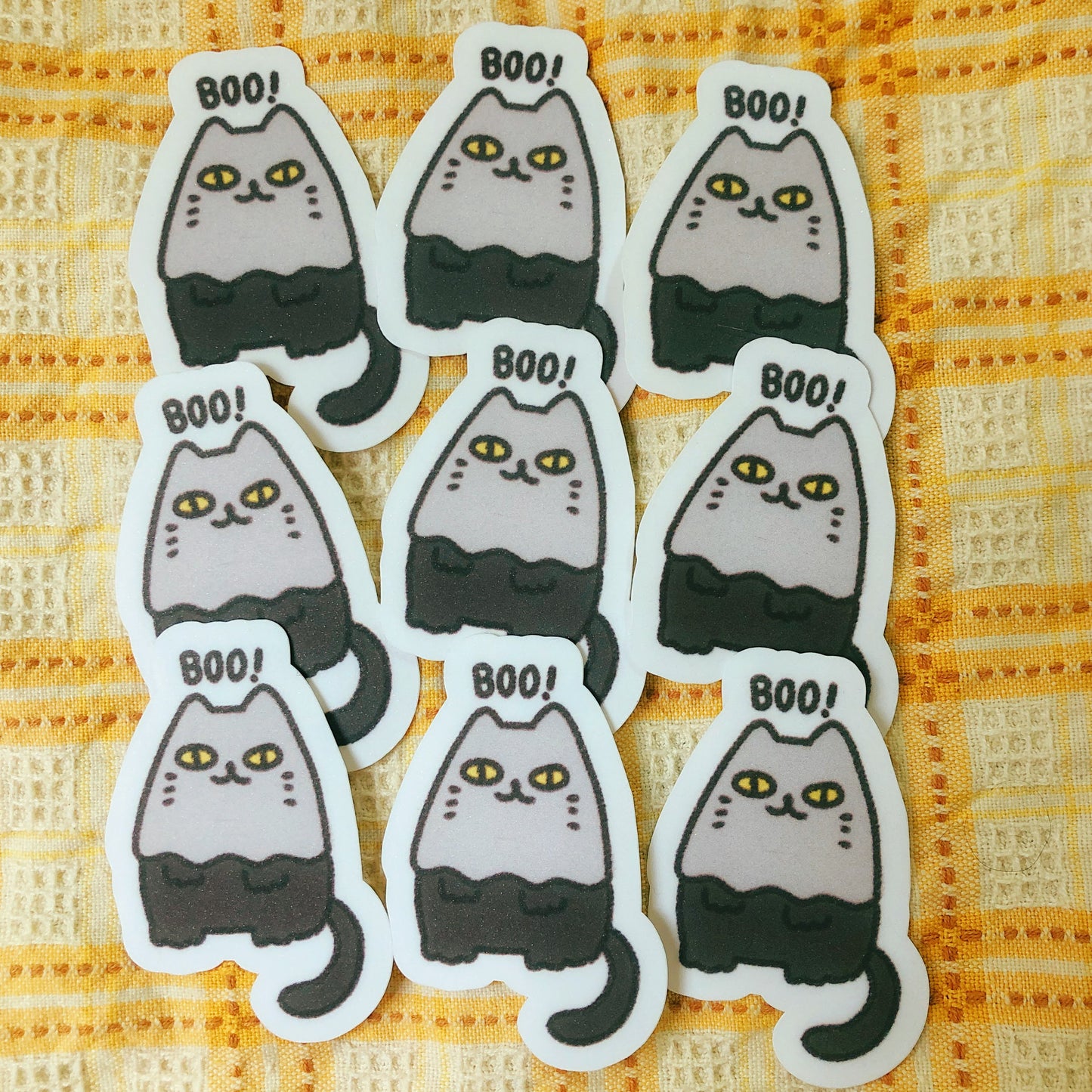 Boo! Cat - Vinyl Sticker