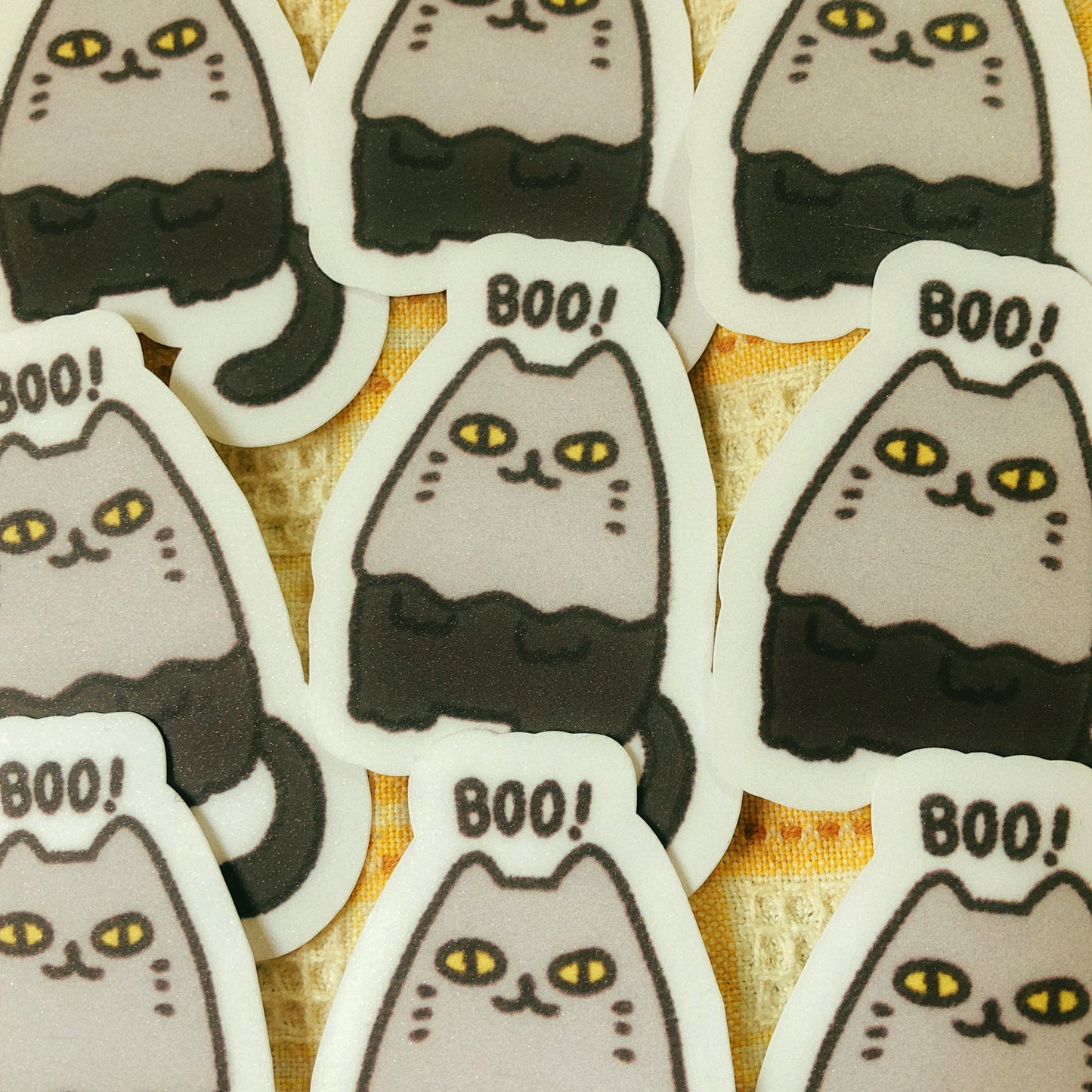 Boo! Cat - Vinyl Sticker