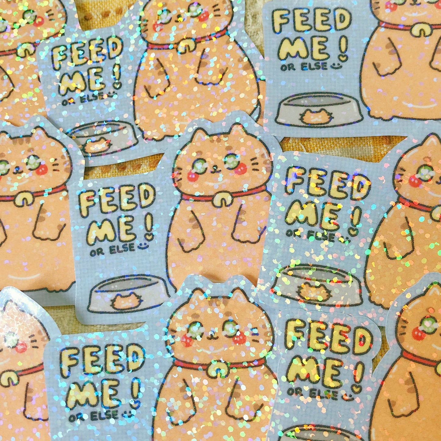 Feed the Cat- Vinyl Sticker