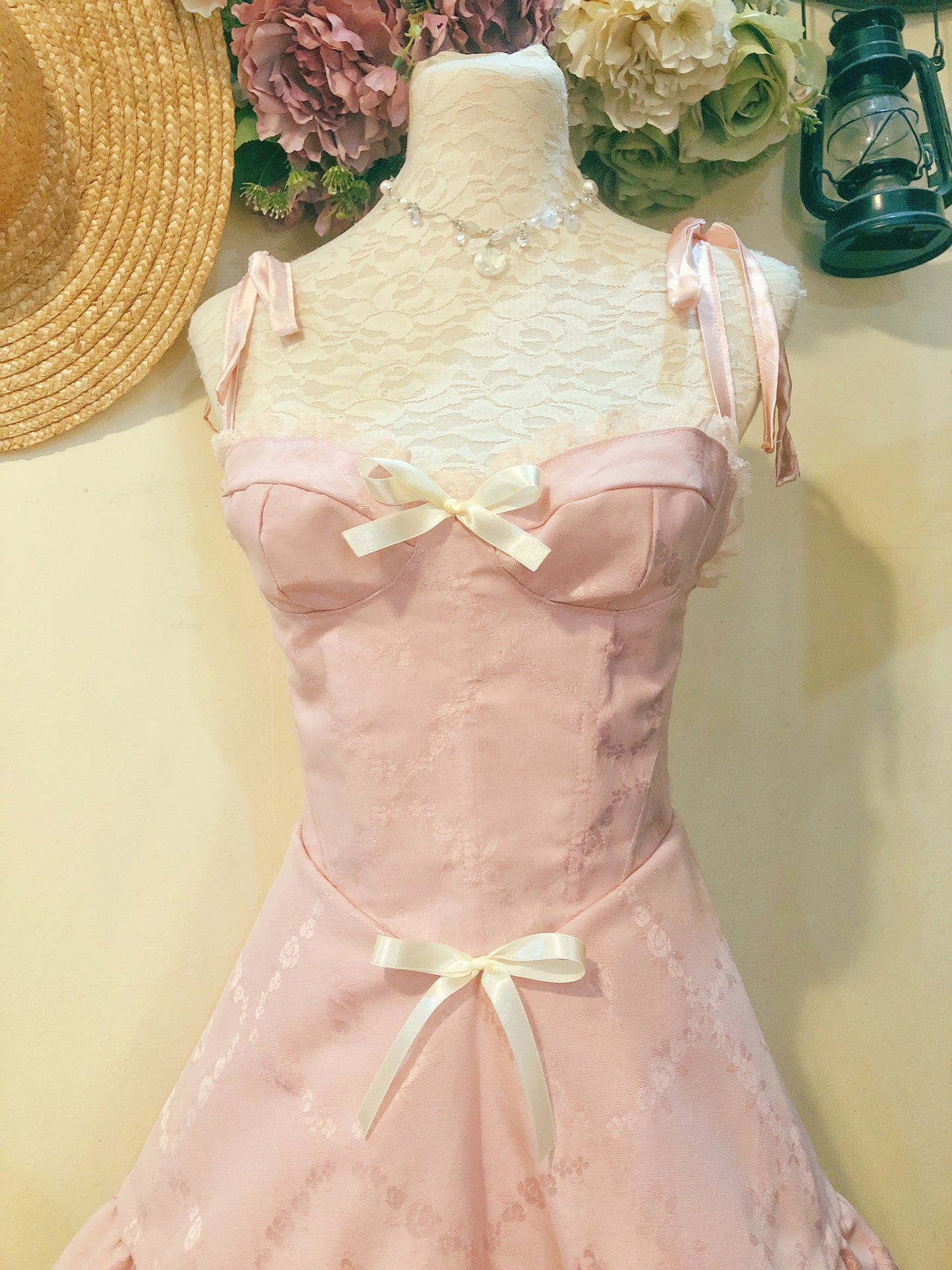 Princess Ribbon Bustier Handmade Dress