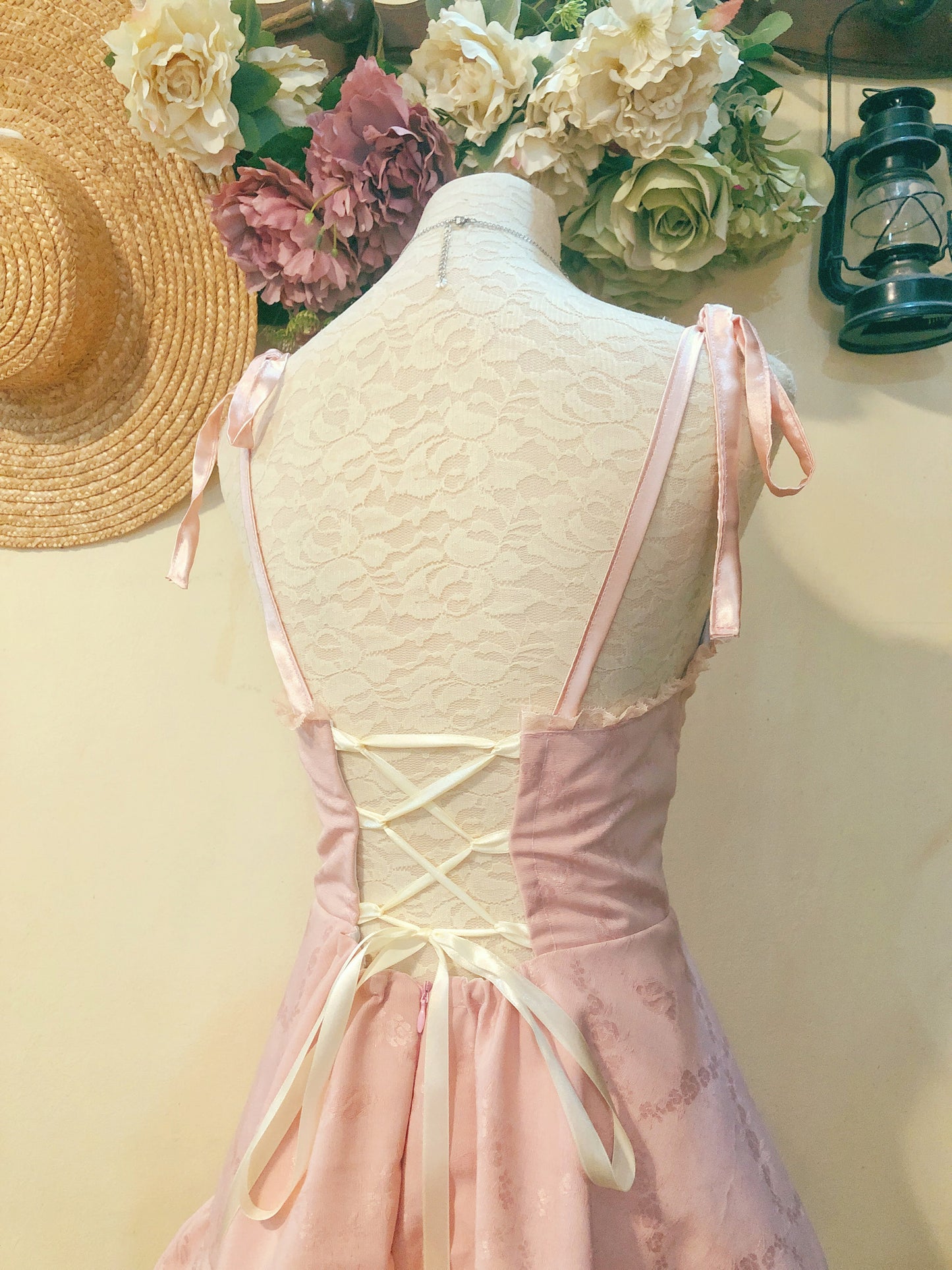 Princess Ribbon Bustier Handmade Dress