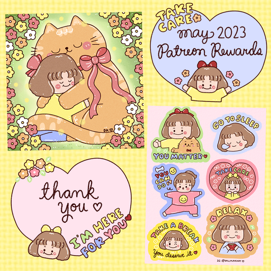 I care for u Sticker Set