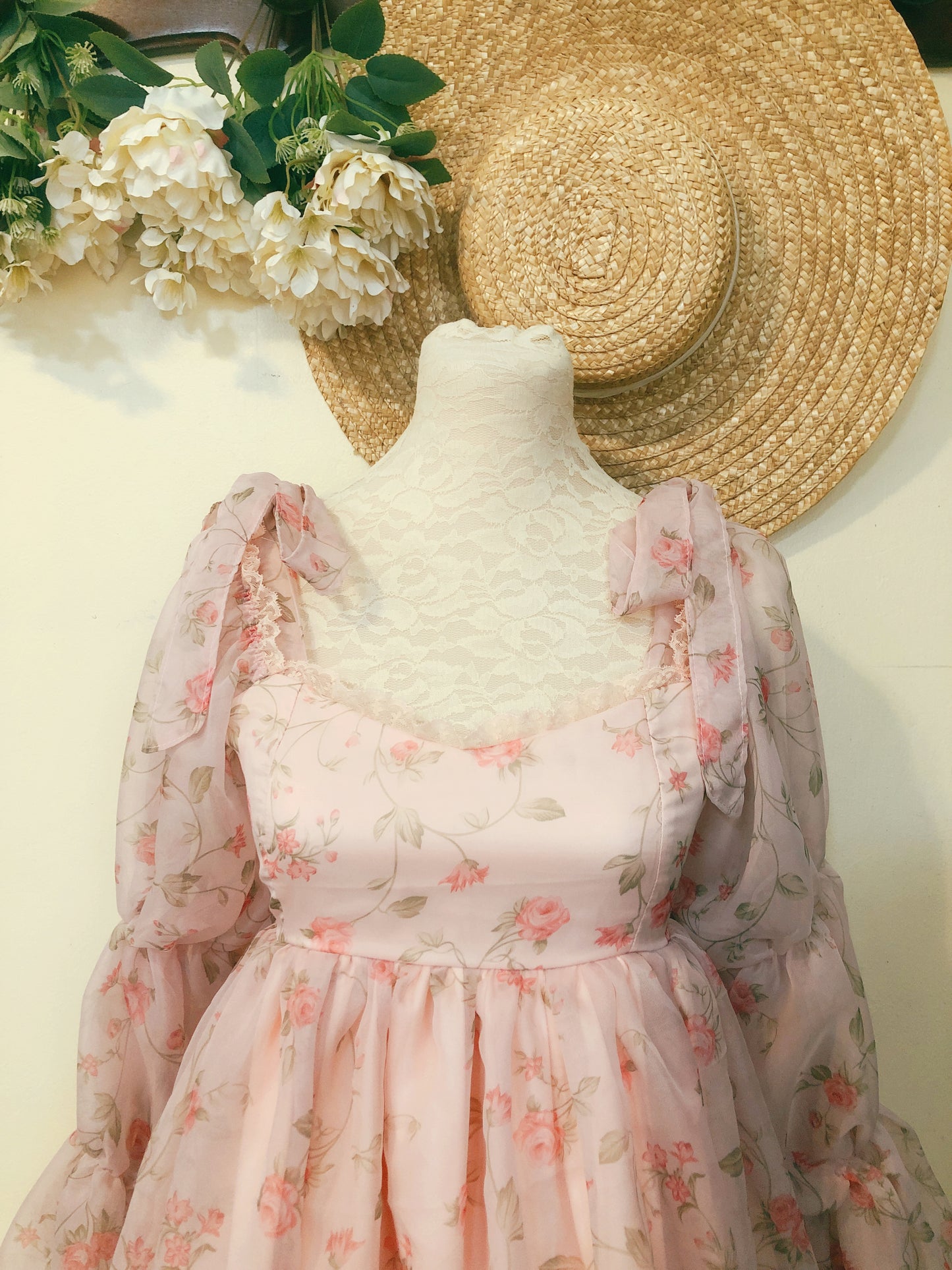 Enchanted Rose Babydoll Handmade Dress