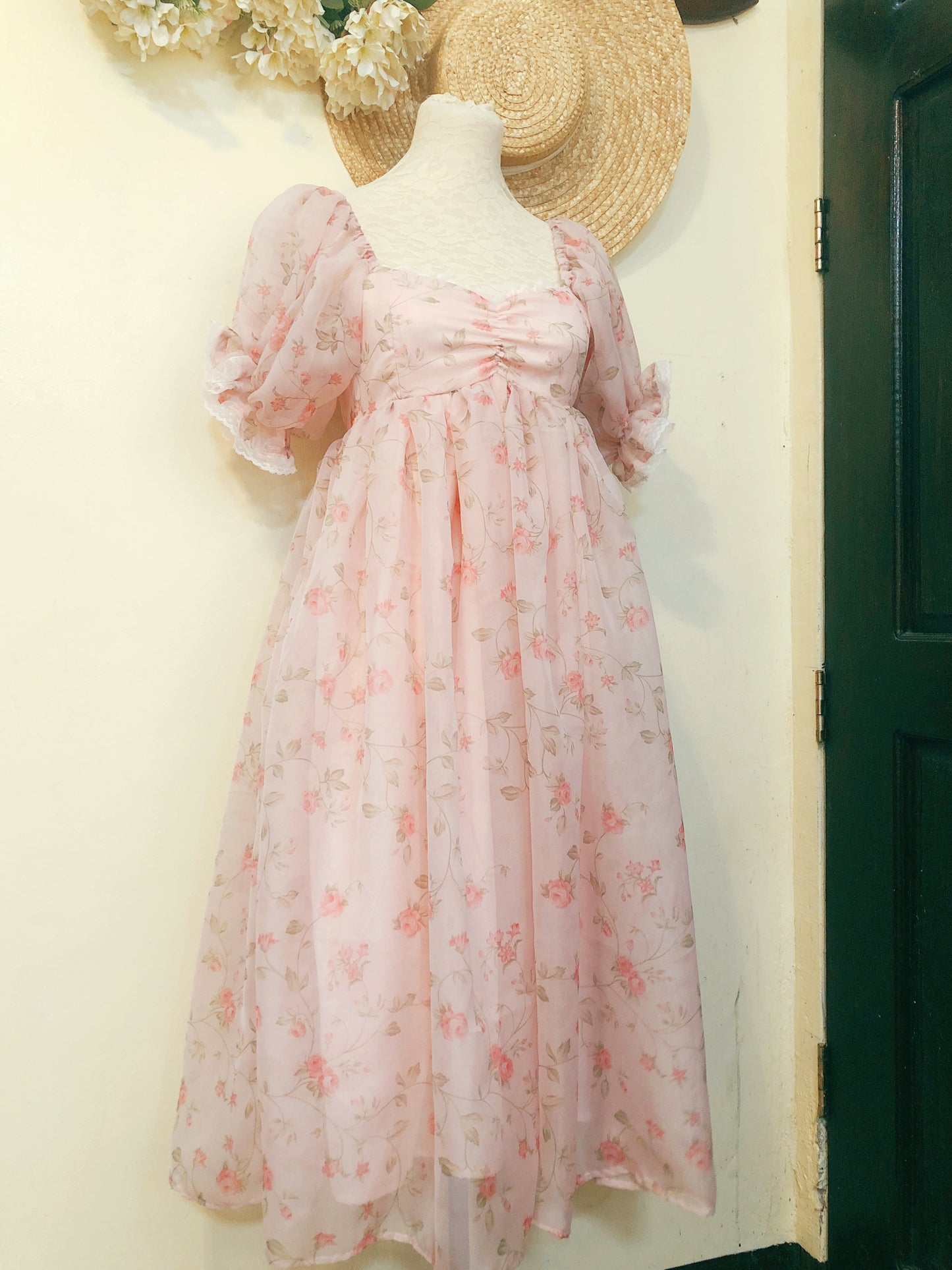 Charming Rose Babydoll Handmade Dress