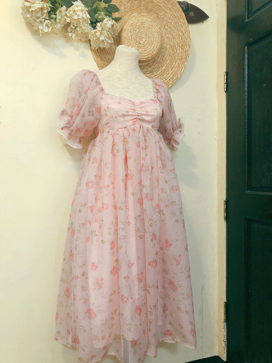 Charming Rose Babydoll Handmade Dress