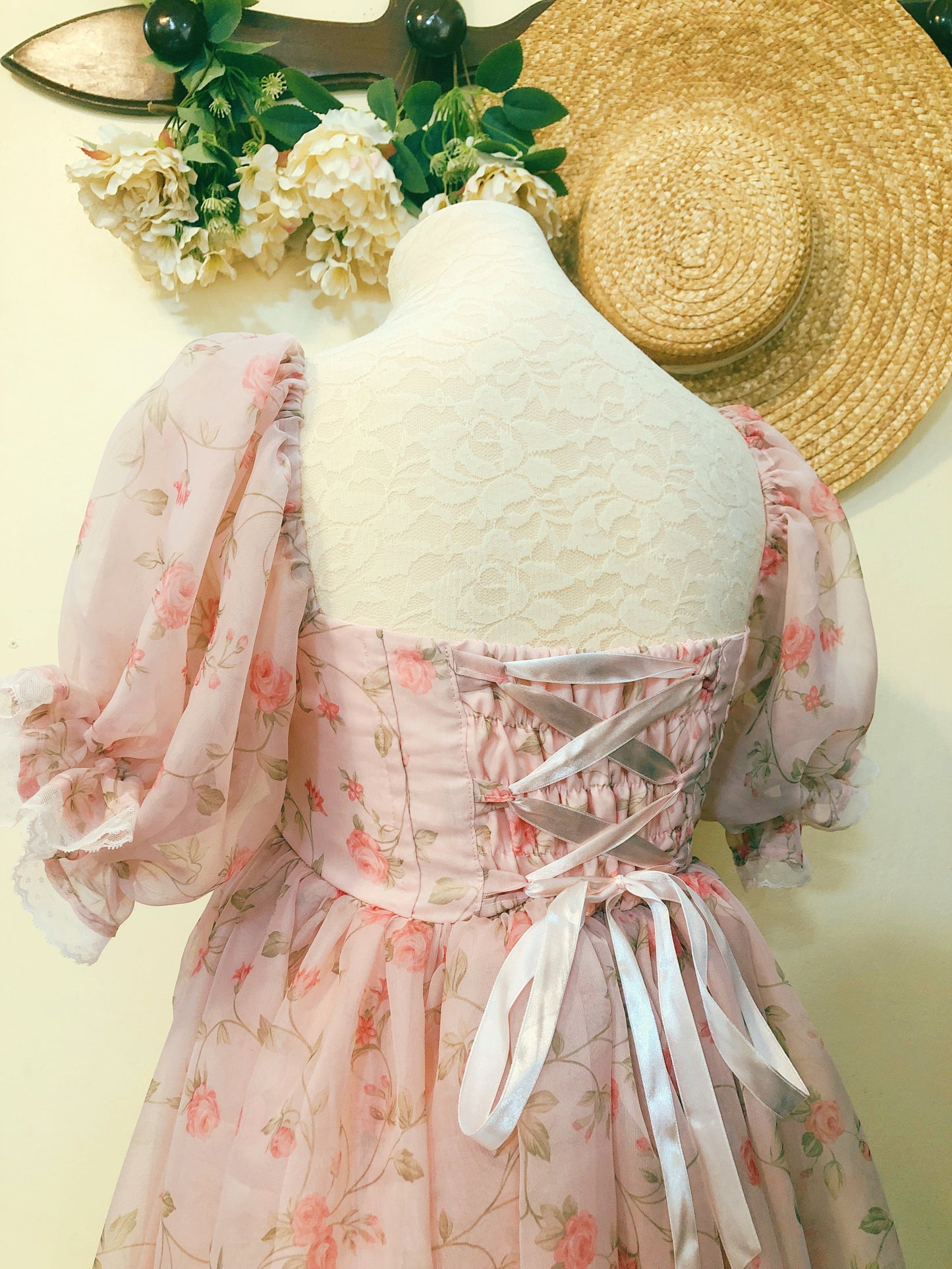 Charming Rose Babydoll Handmade Dress