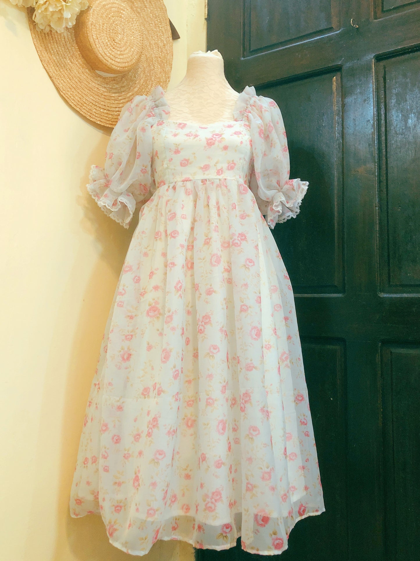 Enchanting Blue Handmade Dress