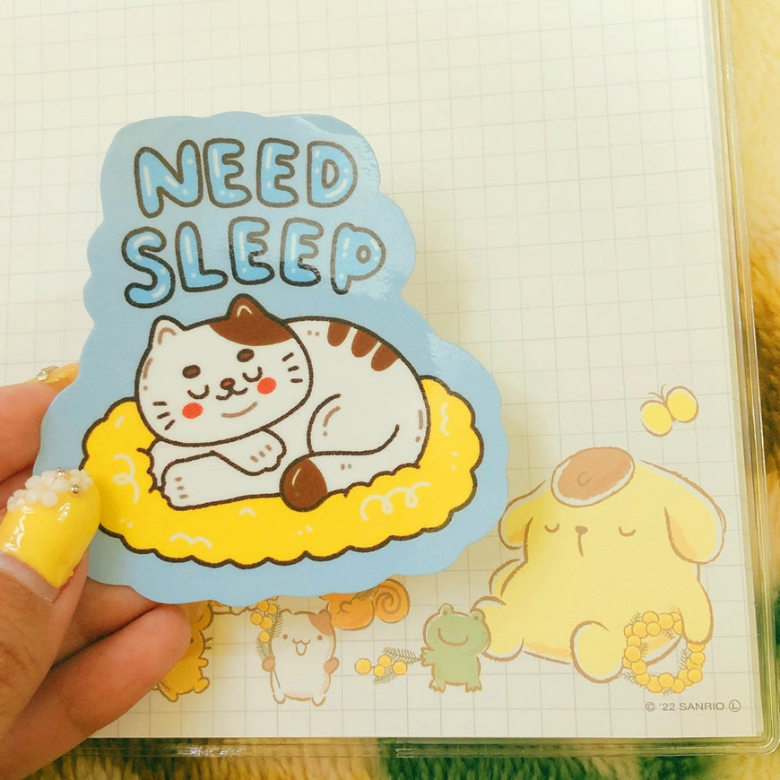 Need Sleep- Vinyl Sticker