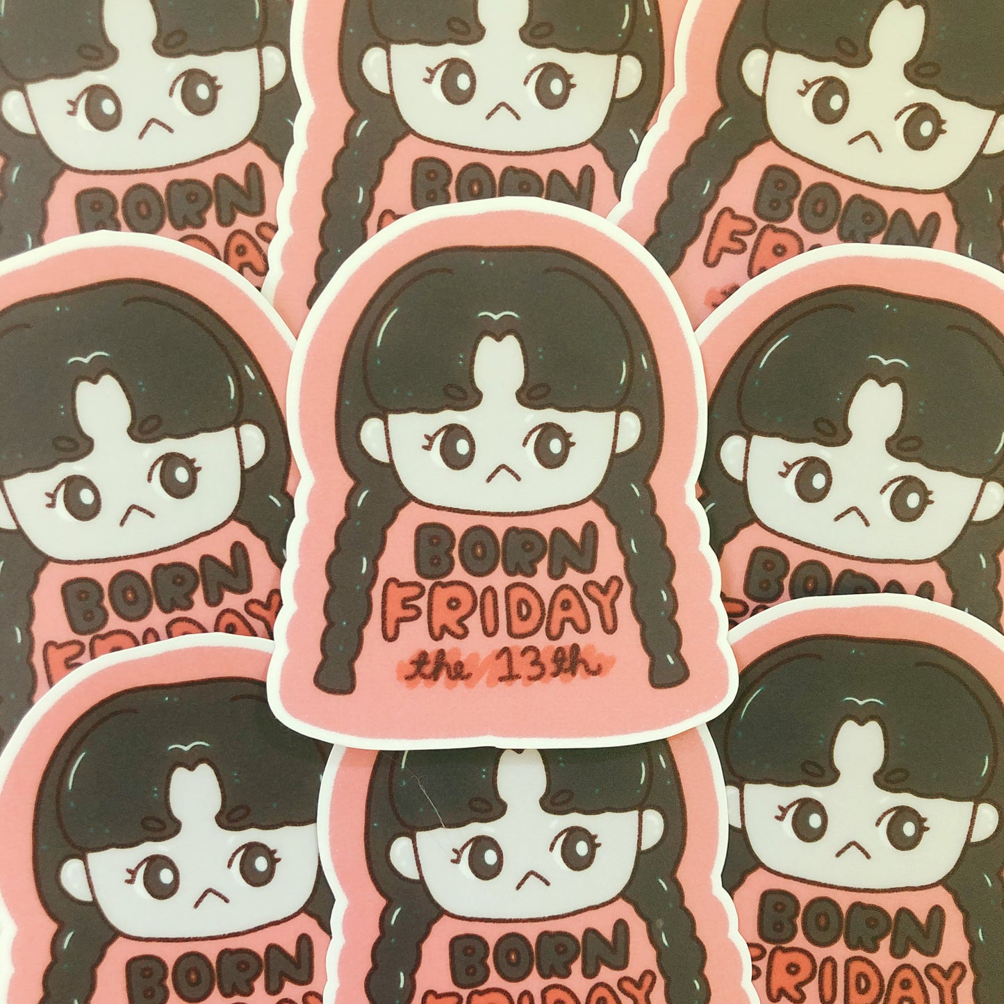 Wednesday - Fanart Vinyl Sticker