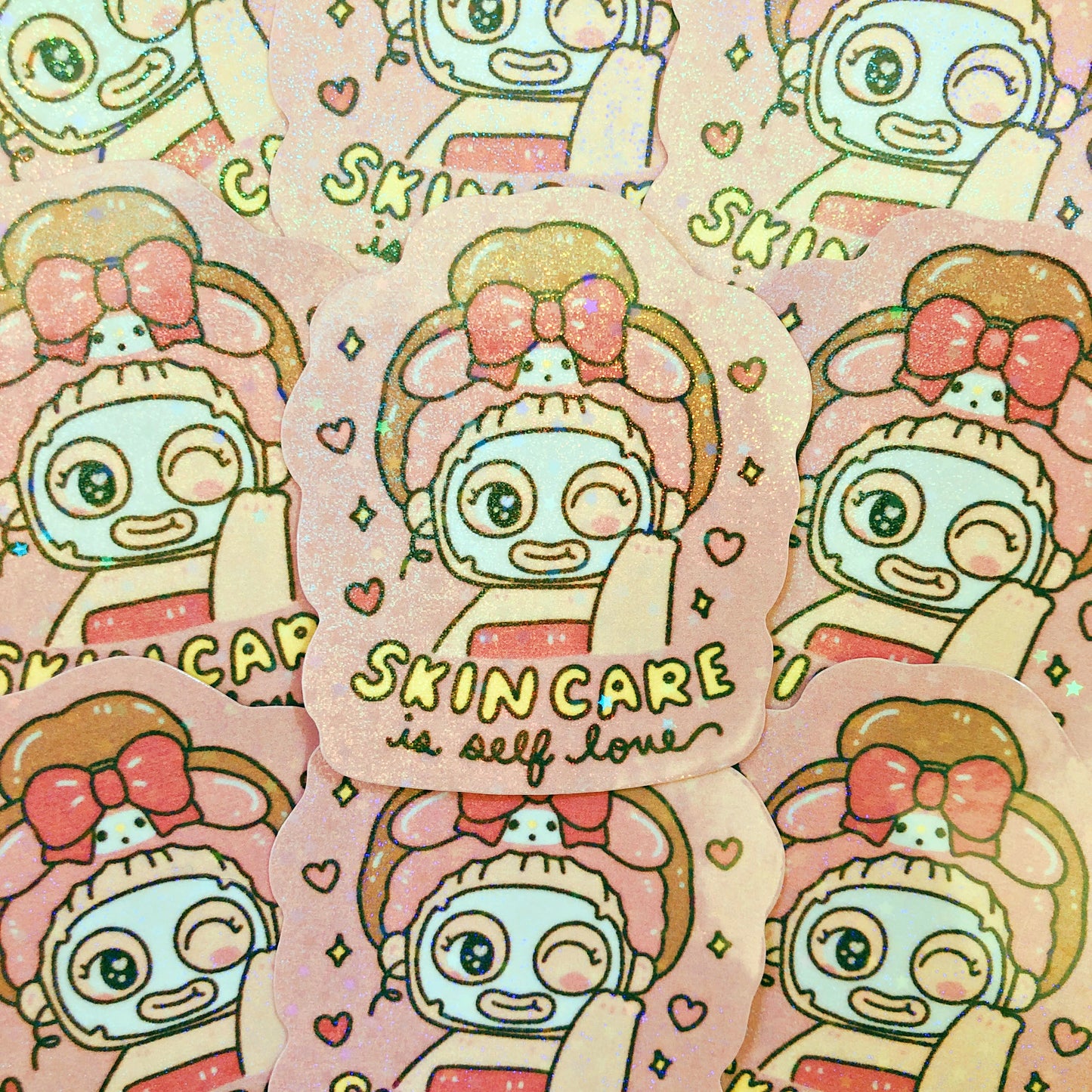 Skincare girl - Vinyl Sticker