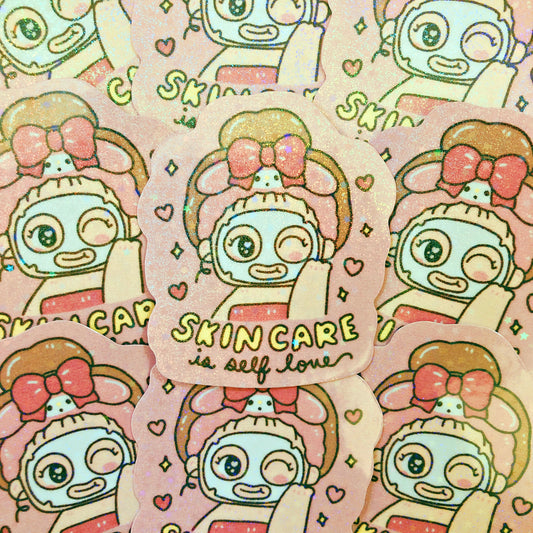 Skincare girl - Vinyl Sticker