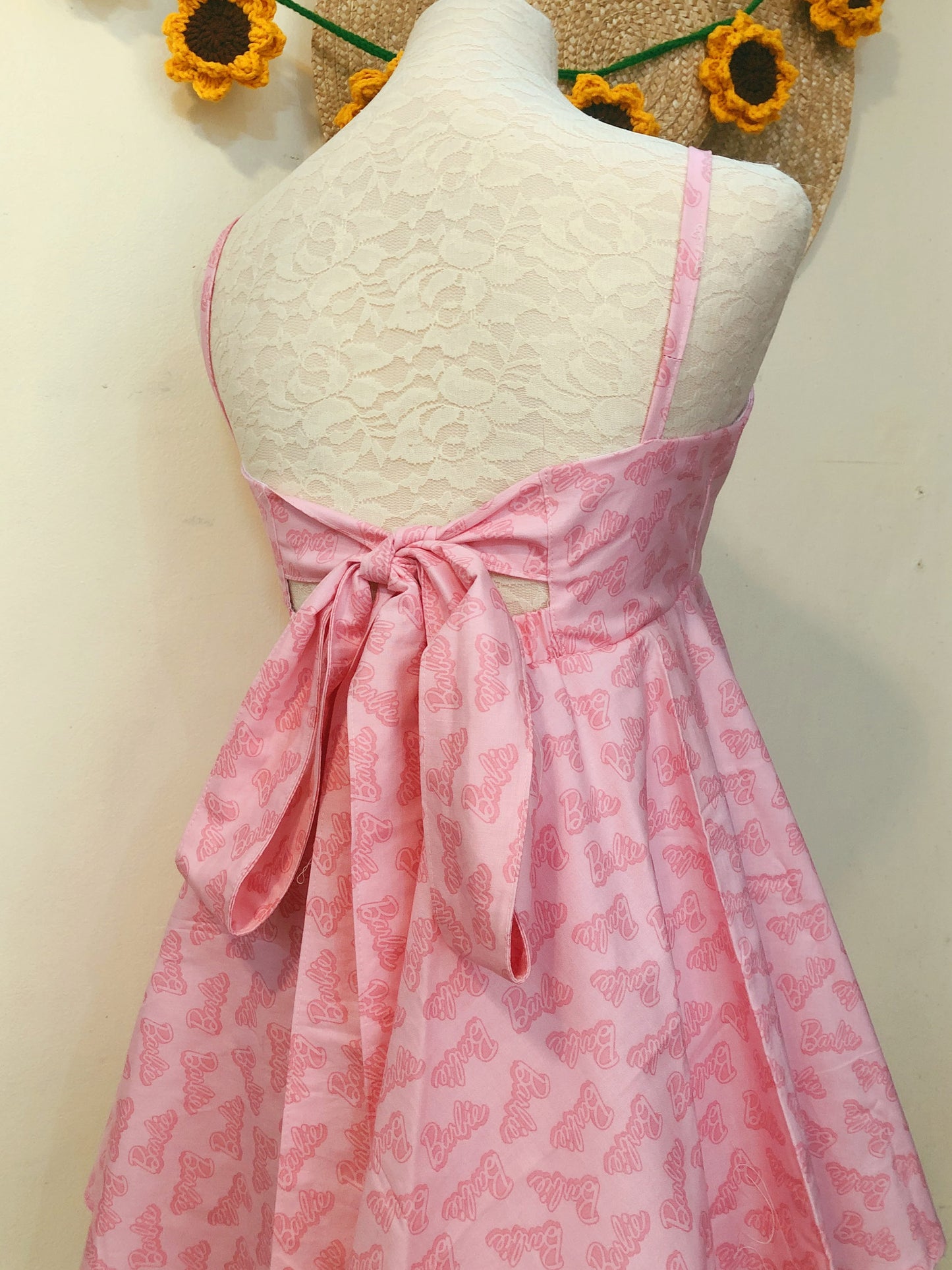 Barbie Mini Ribbon Handmade Dress