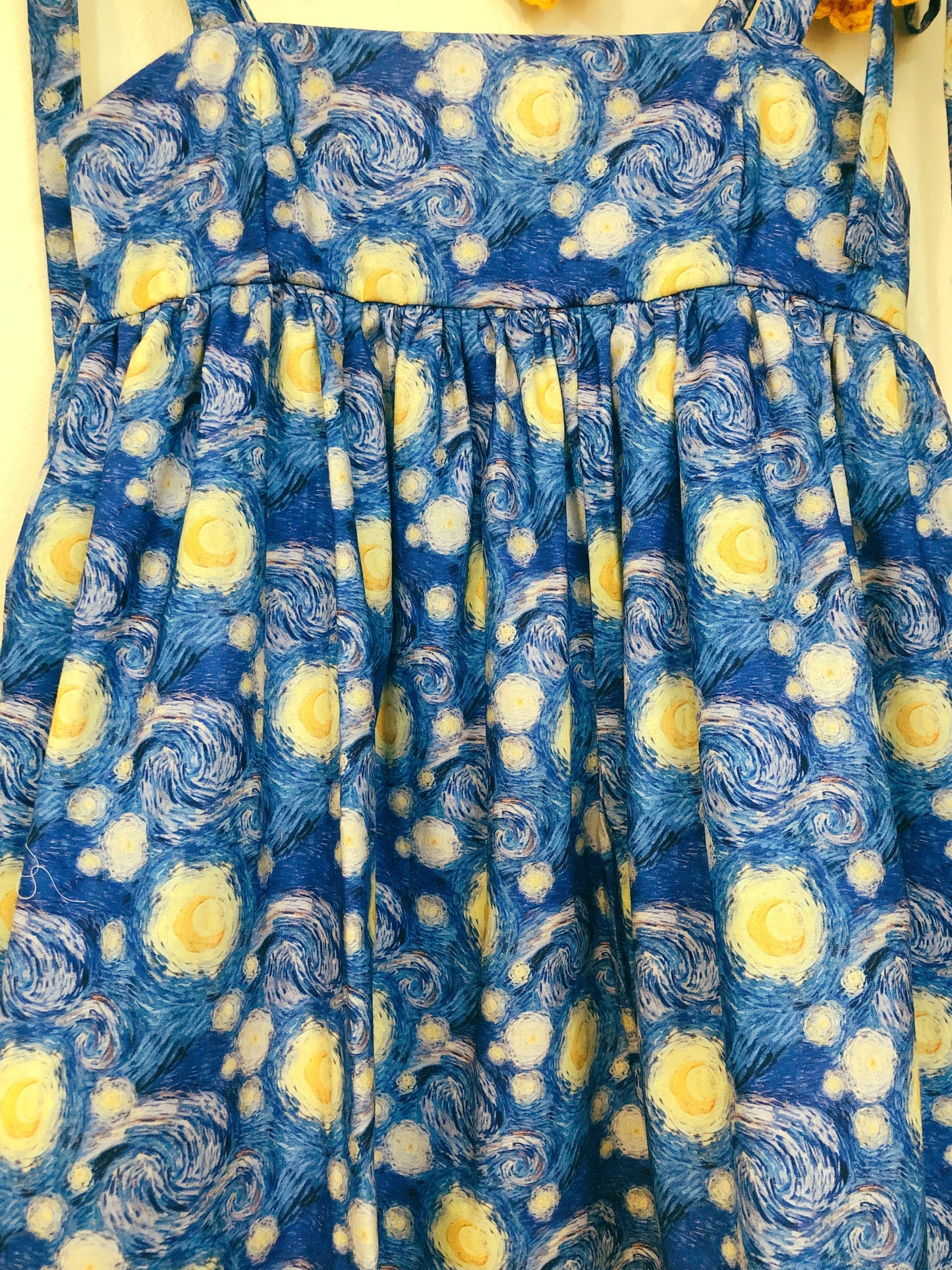 Starry Night Ribbon Handmade Dress