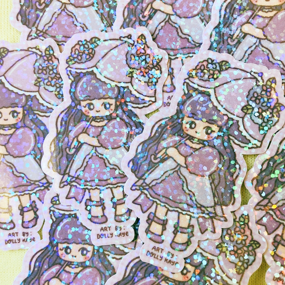 Hydrangea Girl - Vinyl Sticker