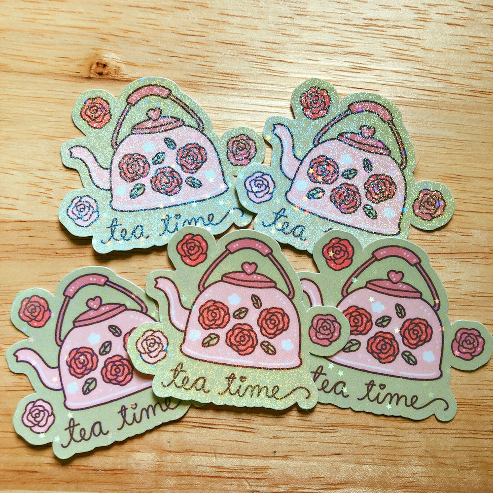 Tea Time - Vinyl Sticker