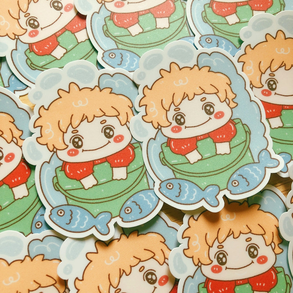 Ponyo - Fanart Vinyl Sticker