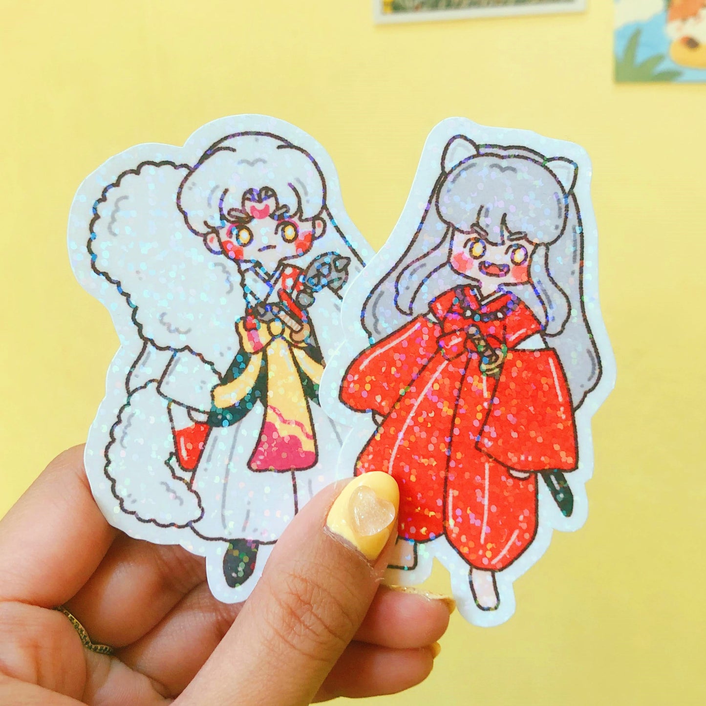 FANART Inuyasha and Sesshomaru - Vinyl Sticker