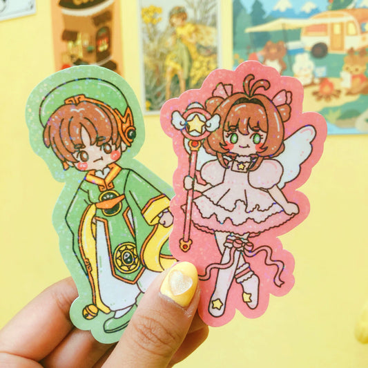 FANART Sakura and Syaoran - Vinyl Sticker