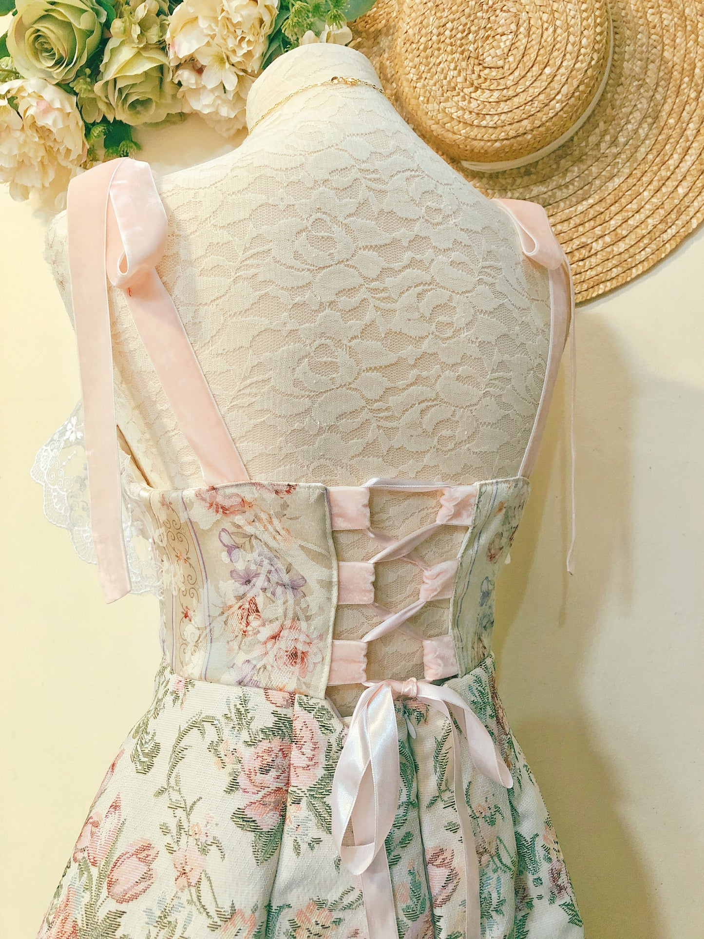 Romantic Princess Garden Handmade Dress