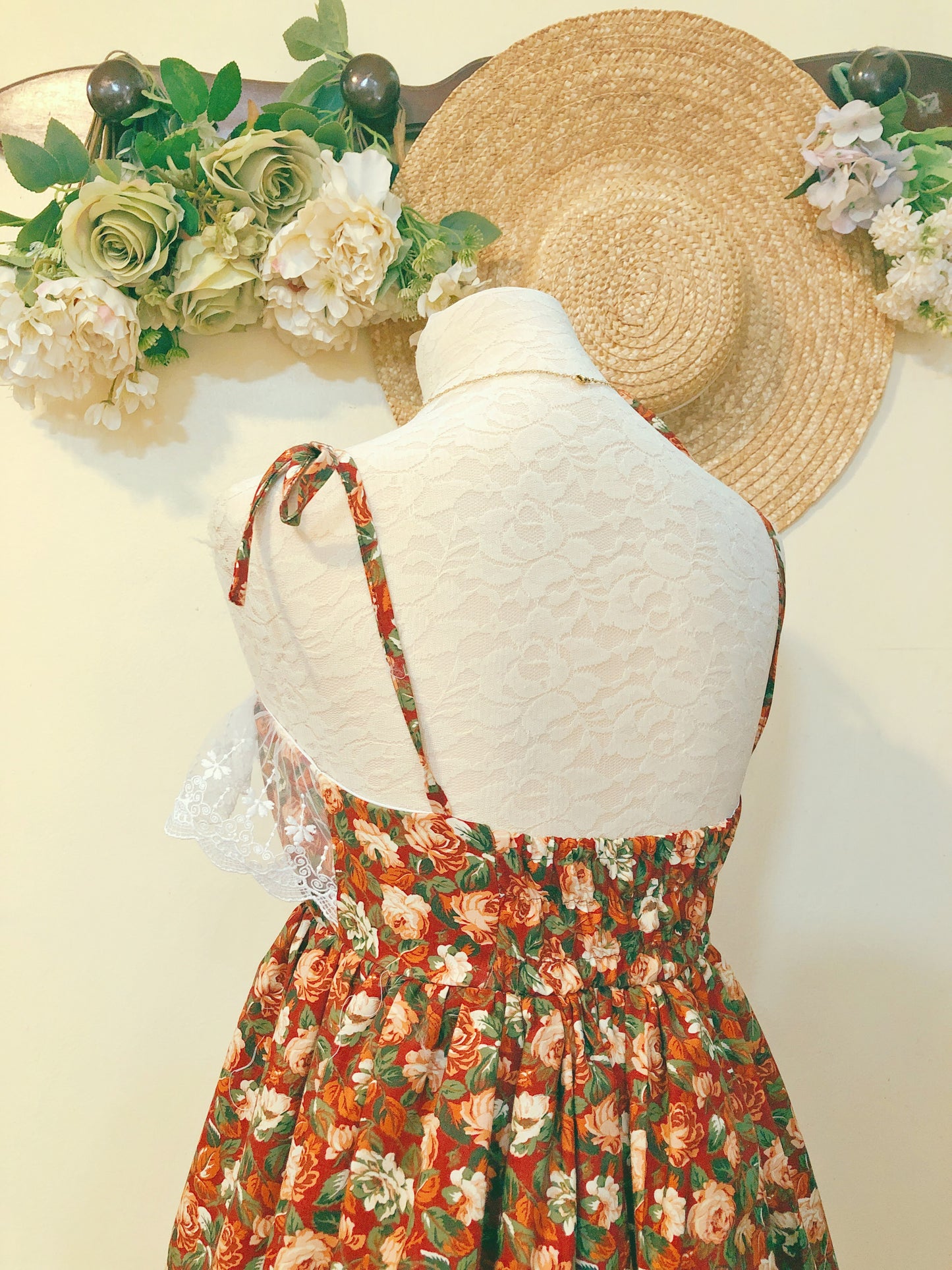 Romantic Rose Garden Handmade Dress