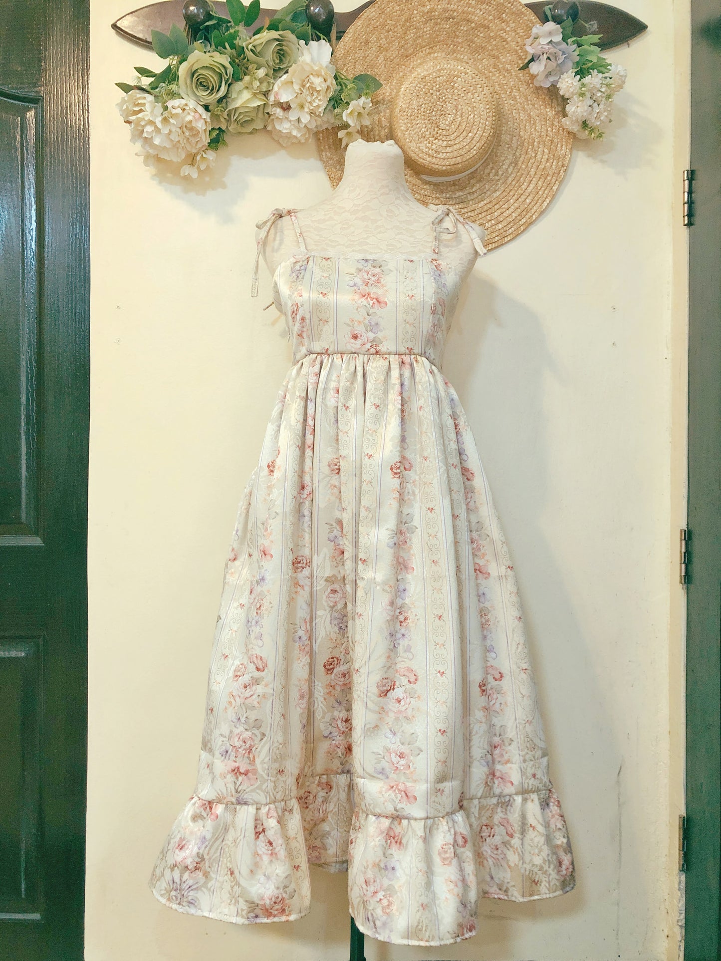 Royal Garden Jacquard Handmade Dress