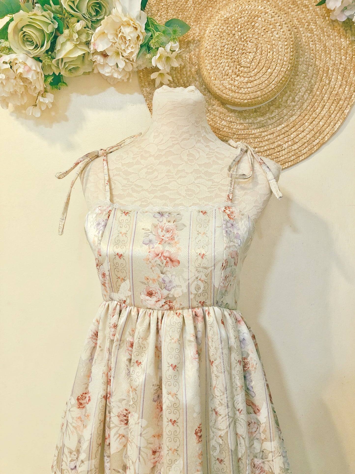 Royal Garden Jacquard Handmade Dress