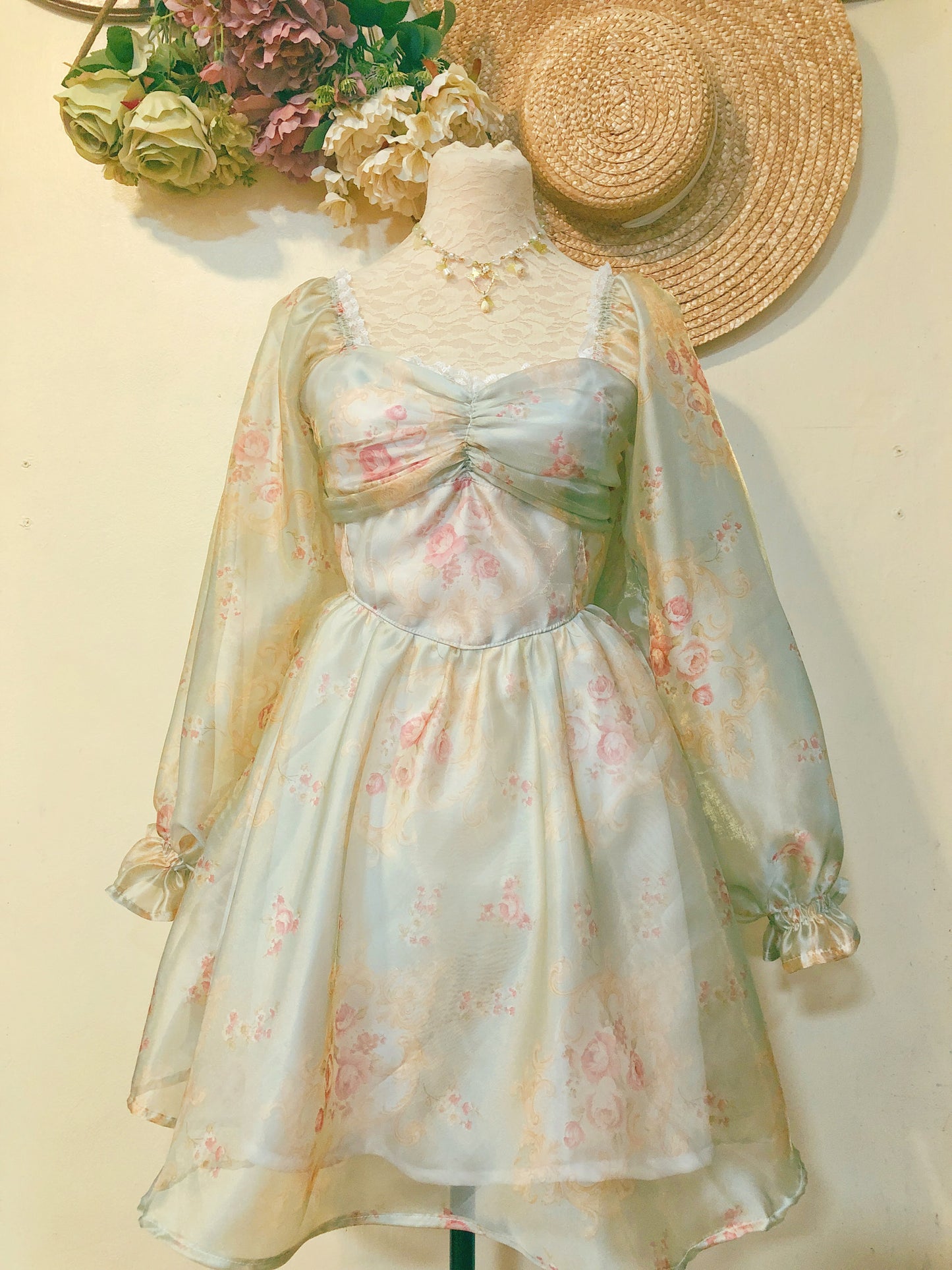 Spring Princess Handmade Dress