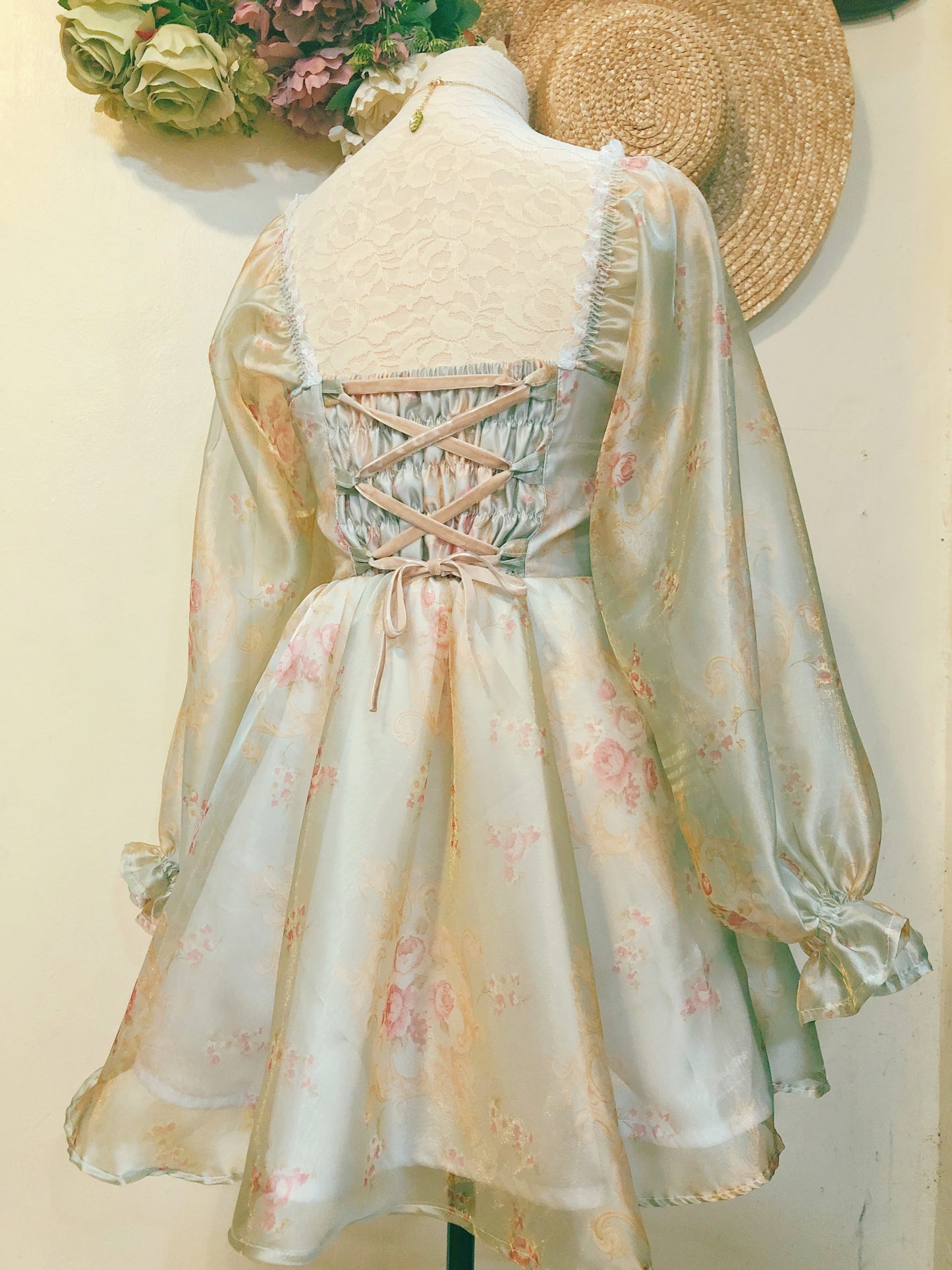 Spring Princess Handmade Dress