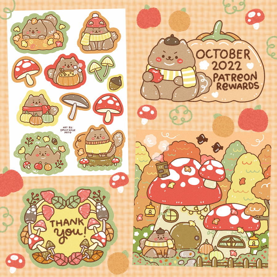 Bonbon's Autumn Sticker Set