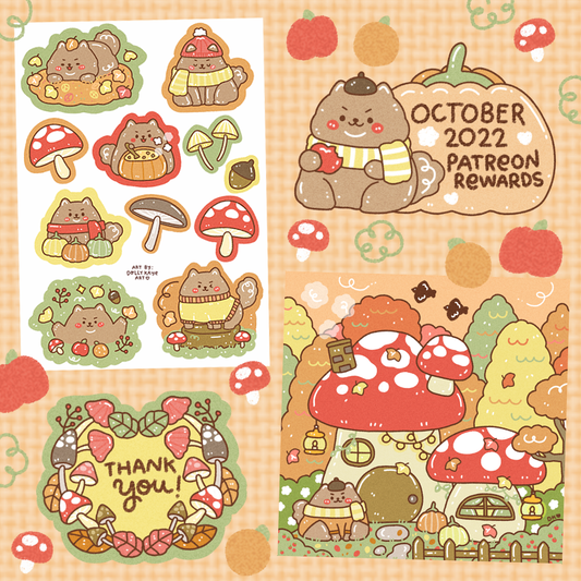 Bonbon's Autumn Sticker Set