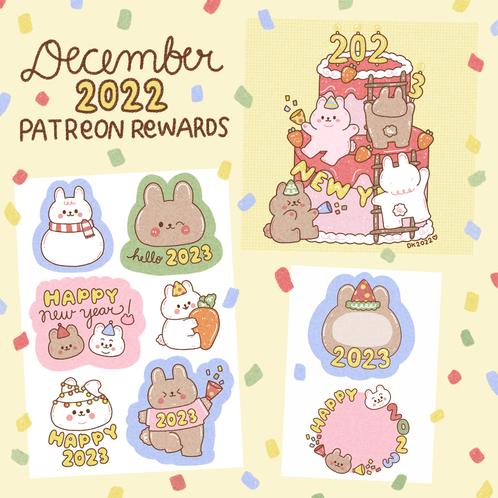 Year of the Bunny Sticker Set