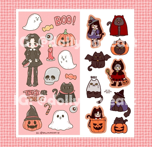 Halloween Set Sticker Sheets