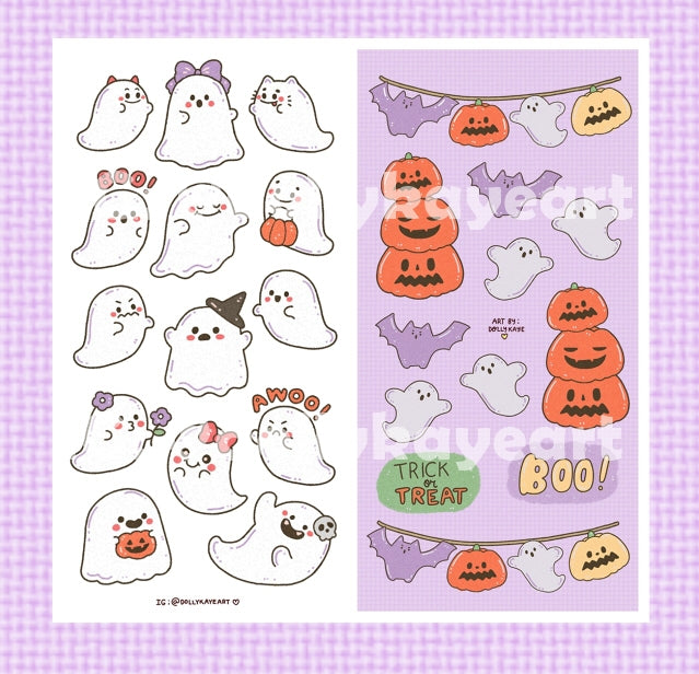 Halloween Set Sticker Sheets