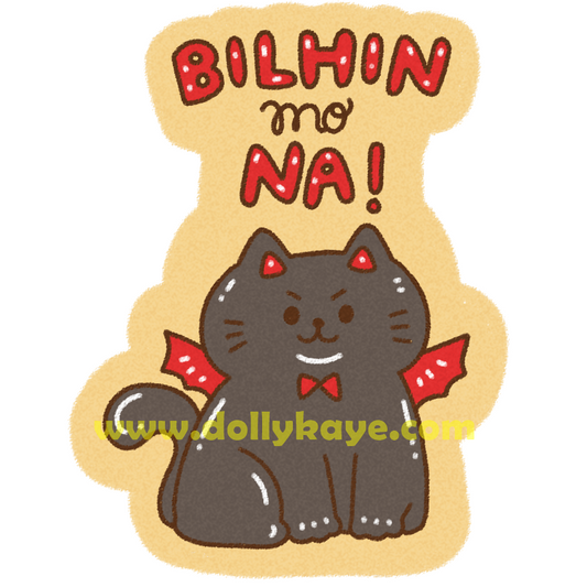 BUY IT Evil cat - Fanart Vinyl Sticker