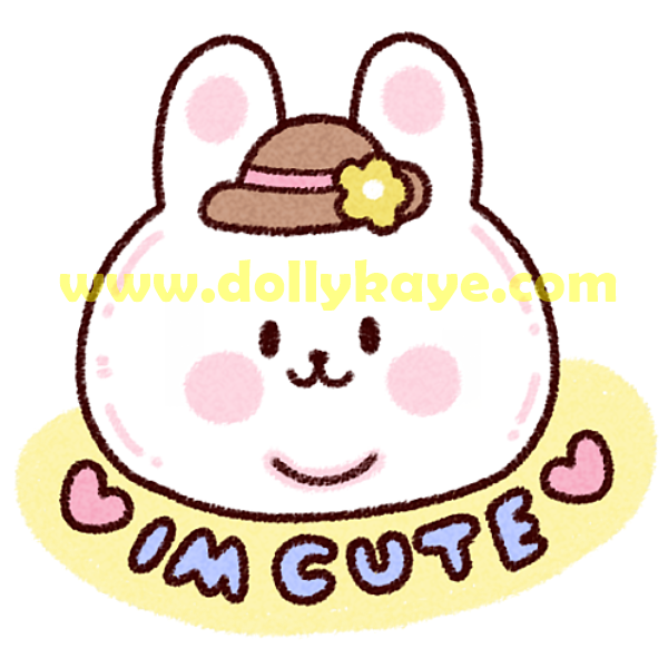 Bunny Cute - Vinyl Sticker