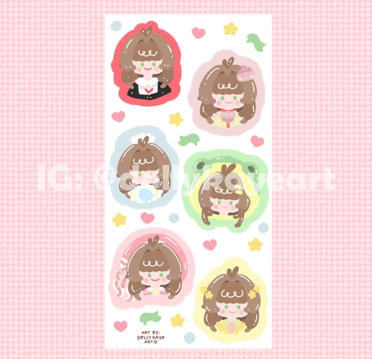 Cardcaptor Sakura Fanart Sticker Sheet