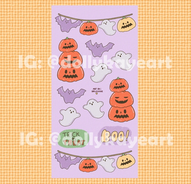 Trick or Treat Sticker Sheet