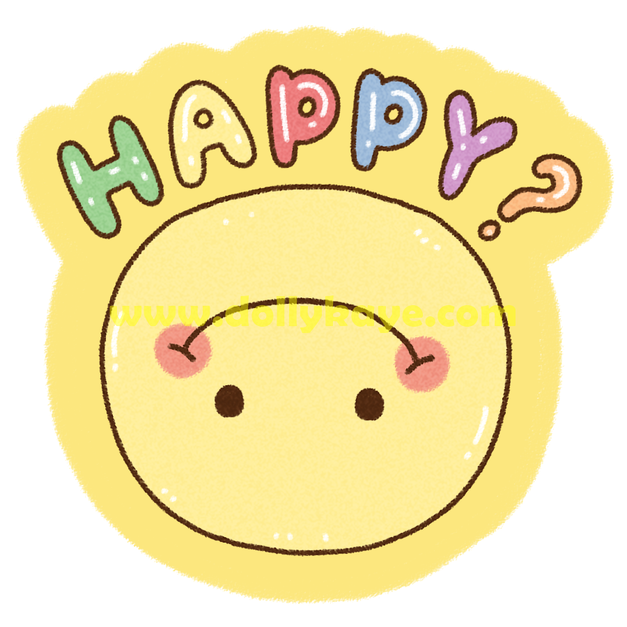 Are you Happy? - Vinyl Sticker