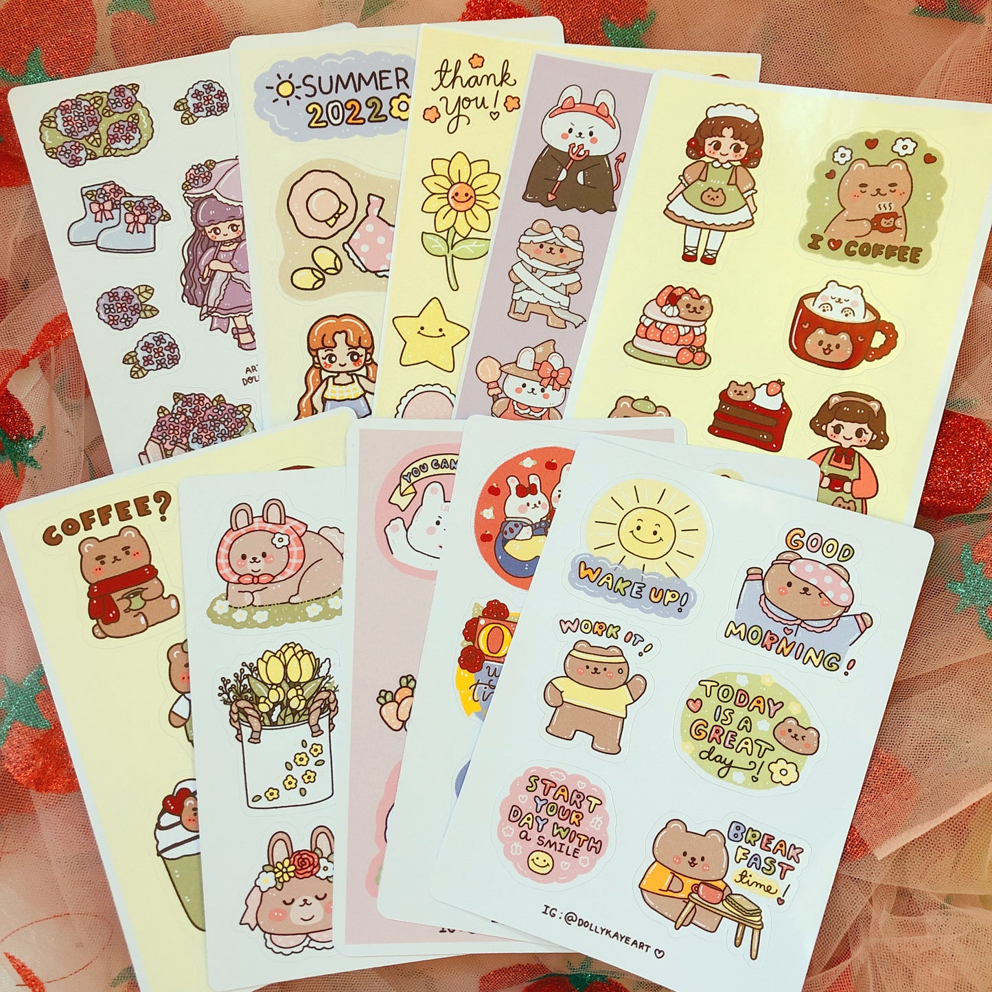 Mystery Sticker Bag Small Sticker Sheets