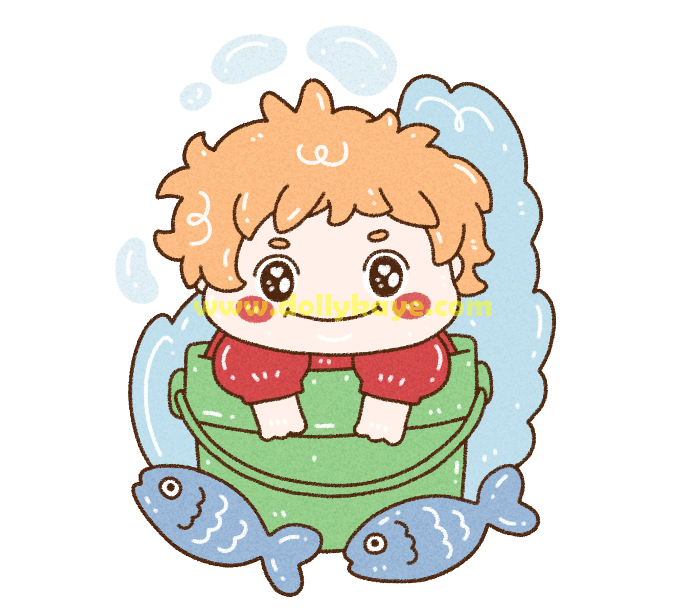 Ponyo - Fanart Vinyl Sticker