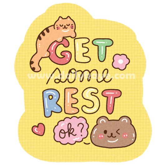 PLS REST - Fanart Vinyl Sticker