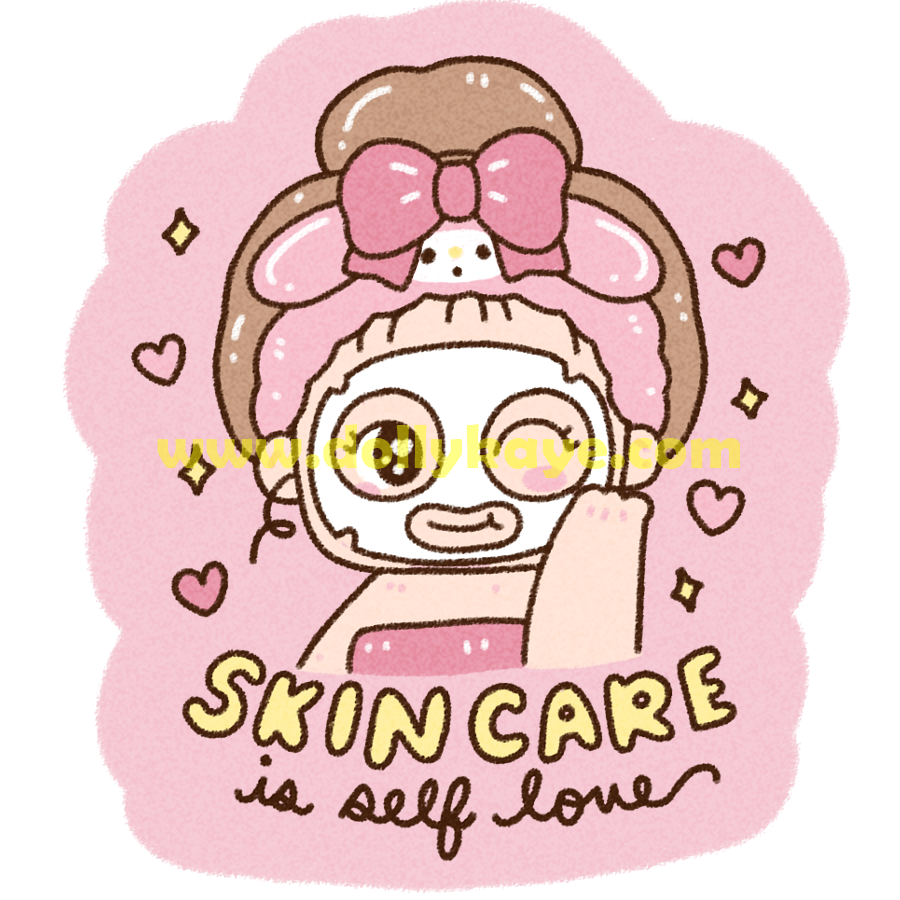 Skincare girl - Vinyl Sticker