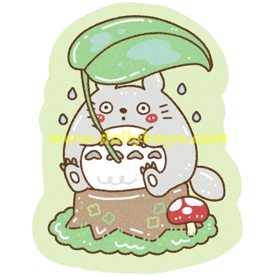 Totoro - Fanart Vinyl Sticker